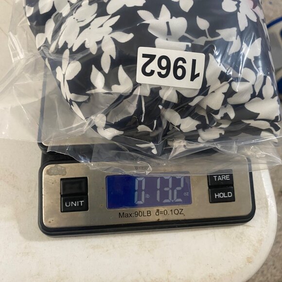 Croft & Barrow Swim Dress Womens 22W Floral Black & White One Piece Plus Size Be - Picture 11 of 11